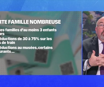 Replay La chronique éco - La carte Familles nombreuses est plus facile à obtenir, davantage d'enseignes accepteront la carte