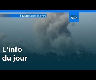 Replay L'info du jour | 20 juin 2026 - Soir
