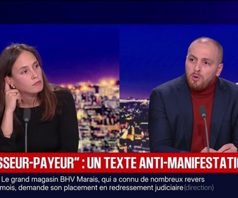 Replay BFM Grand Soir - Loi casseur-payeur : un texte anti-manifestations ? - 27/10