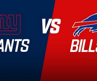 Replay Les résumés NFL - Week 6 : New York Giants @ Buffalo Bills