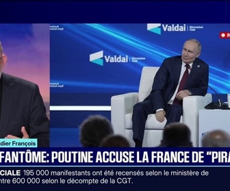 Replay 20H BFM - LE CHOIX DE DIDIER FRANÇOIS - Flotte fantôme: Vladimir Poutine accuse la France de piraterie