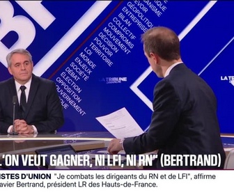 Replay BFM Politique - Il doit être clair, déclare Xavier Bertrand (LR) à propos de Bruno Retailleau et de sa position vis-à-vis du RN