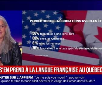 Replay BFM Grand Soir - La tradition française du Québec irrite Trump - 25/08