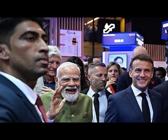 Replay Macron et Modi visitent le pavillon indien à VivaTech
