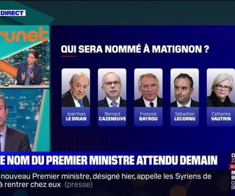 Replay 20h Brunet - Un Premier ministre dans moins de 24 heures ? - 11/12