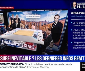 Replay Les émissions spéciales - Édition spéciale - Crise politique : la censure inévitable ?(1) - 13/10