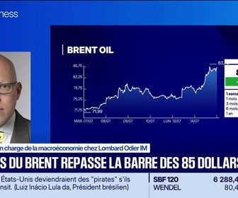 Replay Good Morning Market - Le cours du Brent repasse la barre des 85 dollars - 14/07