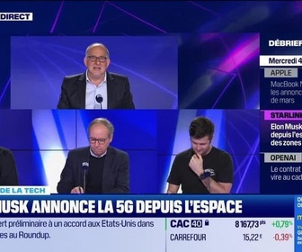 Replay Tech & Co, la quotidienne - Elon Musk annonce la 5G depuis l'espace - 04/03
