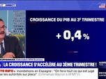 Replay La chronique éco - La croissance française en hausse au 3e trimestre