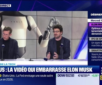 Replay Tech & Co, la quotidienne - Optimus : la vidéo qui embarasse Elon Musk - 10/12