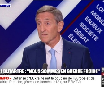 Replay BFM Politique - Patrick Dutartre, général de l'armée de l'air, ne croit pas à une Troisième Guerre mondiale