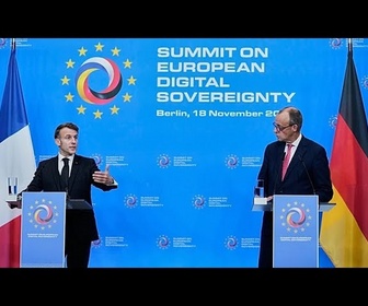 Replay Numérique : Macron appelle l'Europe à ne pas être simple cliente des États-Unis et de la Chine