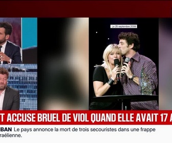 Replay BFM Grand Soir - Flament accuse Bruel de viol quand elle avait 17ans - 15/05