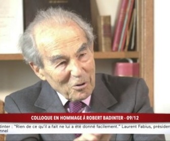 Replay 100% Sénat - Colloque en hommage à Robert Badinter