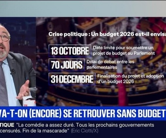 Replay BFM Première - BFM Conso : Crise, va t-on (encore) se retrouver sans budget ? - 07/10