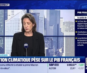 Replay BFM Bourse - L'inaction climatique entraînera une baisse du PIB français de 11% d'ici 2050 - 02/10