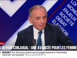 Replay BFM Politique - Le patriarcat n'existe plus, affirme Éric Zemmour qui assure que les féministes se trompent