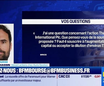 Replay BFM Bourse - Culture Bourse : Que pensez-vous de la souscription proposée par l'action Theon International Plc ? Faut-il souscrire à l'augmentation de capital ou accepter la dilution d'environ 11% ? , par Julie Cohen-Heurton - 23/12