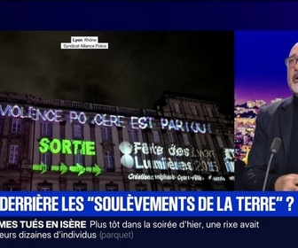 Replay BFM Grand Soir - Fête des Lumières : des messages anti-police et anti-RN - 07/12