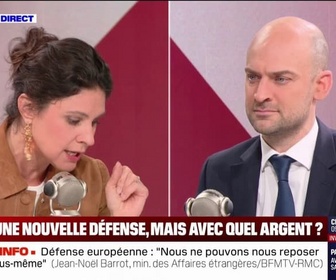 Replay Face à Face - Défense européenne: Nous ne pouvons nous reposer que sur nous-mêmes, indique le ministre des Affaires étrangères Jean-Noël Barrot