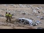 Replay Inondations en Espagne : les secours inspectent les parkings et tunnels à la recherche de disparus