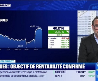 Replay BFM Bourse - Bouygues salué sur sa publication - 05/11