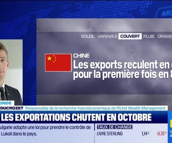 Replay BFM Bourse - L'éco du monde : Chine, premier repli des exports en 8 mois - 07/11