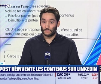 Replay Good Morning Business - French Tech : MagicPost réinvente les contenus sur LinkedIn - 21/08