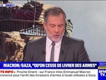 Replay BFM Story Week-end - Story 1 : Macron/Gaza, qu'on cesse de livrer des armes - 05/10