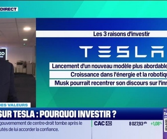 Replay Tout pour investir - Le match des valeurs : Zoom sur Tesla, pourquoi investir ? - 12/03