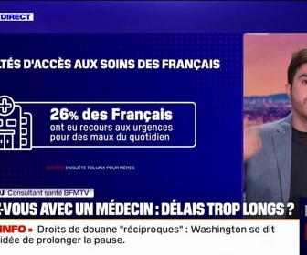 Replay 20H BFM - Difficultés d'accès aux soins: 34% des Français déclarent avoir renoncé à se soigner au cours des 12 derniers mois