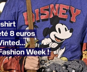 Replay L'image du jour - Un t-shirt Disney vendu 8 euros sur Vinted se retrouve dans un défilé de la Fashion Week