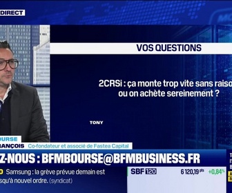 Replay BFM Bourse - Culture Bourse : 2CRSi : ça monte trop vite sans raison ou on achète sereinement ?, par Gwendal Daubresse-Chasle - 20/05