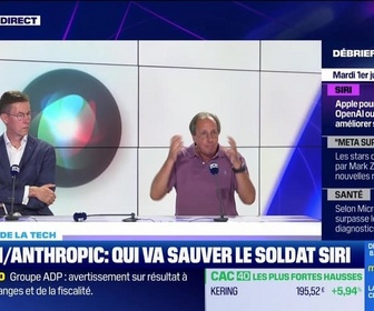 Replay Tech & Co, la quotidienne - OpenAI/Anthropic : qui va sauver le soldat Siri - 01/07
