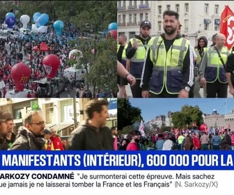 Replay Marschall Truchot : 195 000 manifestants (Intérieur), 600 000 pour la CGT - 02/10