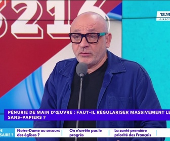 Replay Estelle Midi - Pénurie de main d'œuvre : faut-il régulariser massivement les sans-papiers ?