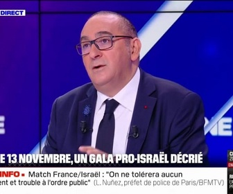 Replay BFM Politique - Gala pro-Israël: Je n'interdirai pas cette manifestation, Laurent Nuñez, préfet de police de Paris