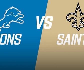 Replay Les résumés NFL - Week 13 : Detroit Lions @ New Orleans Saints