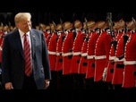Replay Des drapeaux américains bordent les rues de Windsor avant la visite d'État de Trump