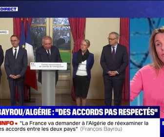 Replay BFM Story - Story 1 : Algérie, Bayrou menace de revoir les accords - 26/02