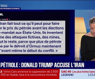 Replay Good Morning Business - Prix du pétrole en hausse : Donald Trump accuse l'Iran