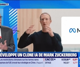 Replay Good Morning Business - Culture IA : Meta développe un clone IA de Mark Zuckerberg, par Anthony Morel - 14/04