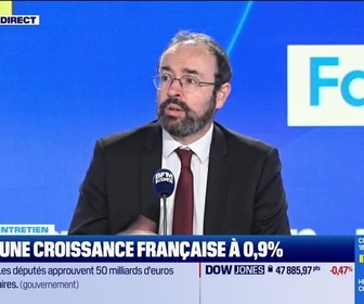 Replay Le Grand entretien : Insee, une croissance française à 0,9 % - 18/12