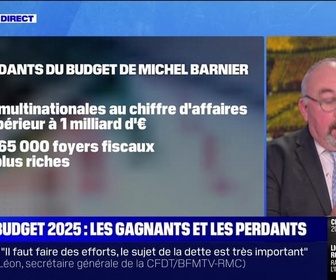 Replay Le Dej Info - Budget 2025 : les gagnants et les perdants - 11/10