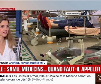 Replay BFM Première - Canicule: quand faut-il appeler un médecin ou le Samu?