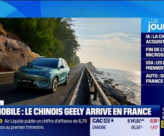 Replay Good Morning Business - Auto : le chinois Geely arrive en France