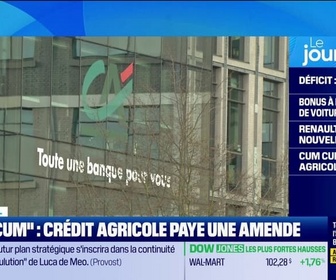 Replay Good Morning Market - 88 millions d'euros: Crédit Agricole accepte de payer une amende pour régler son litige dans l'affaire dite Cum Cum
