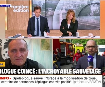 Replay 7 MINUTES POUR COMPRENDRE - Le dernier spéléologue coincé dans une grotte en Isère a été secouru