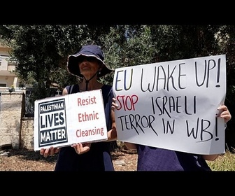 Replay À Jérusalem-Est, des Israéliens dénoncent le silence de l'UE sur Gaza