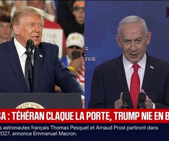 Replay BFM Première - Je te sauve les fesses: l'appel téléphonique tendu entre Donald Trump et Benjamin Netanyahu